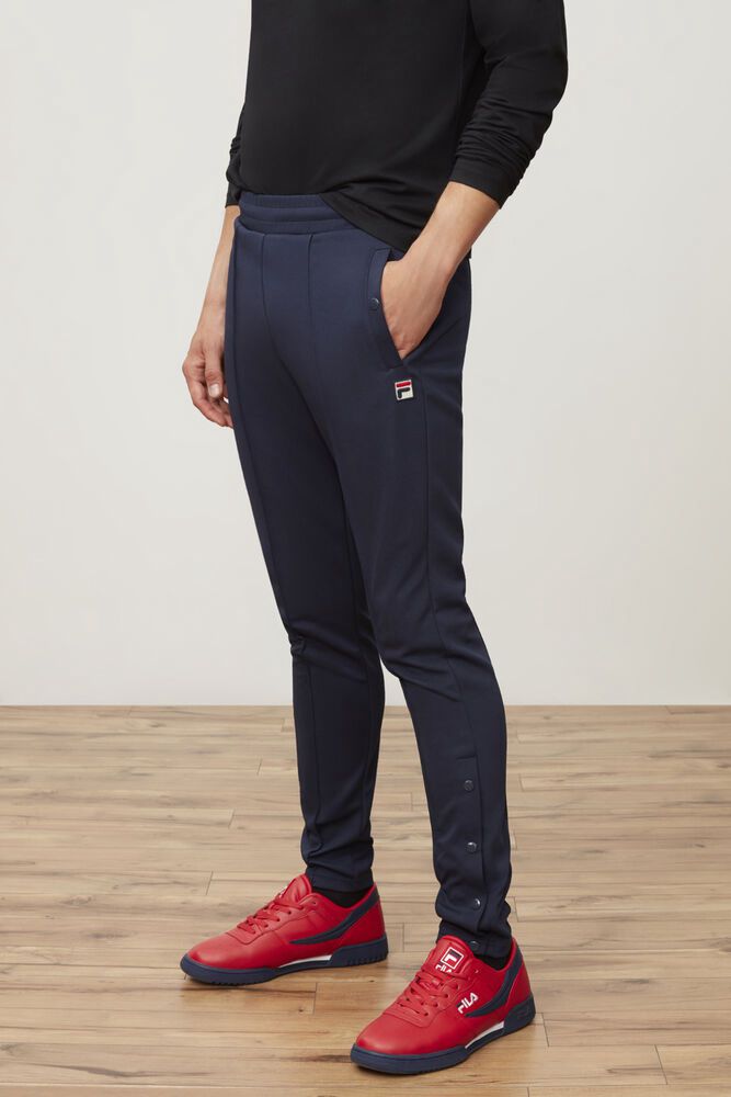 Fila Pants Molveno 2 Mens Navy - India FPA-801253